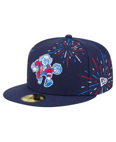 New Era Мужская кепка New Era 59FIFTY Americana Fireworks, Philadelphia 76ers, темно-синий цвет