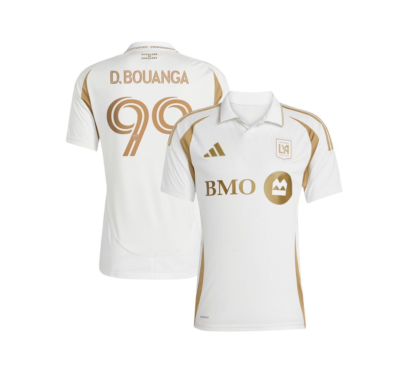 Мужская джерси Adidas Denis Bouanga LAFC 2025 Secondary Replica Player белая