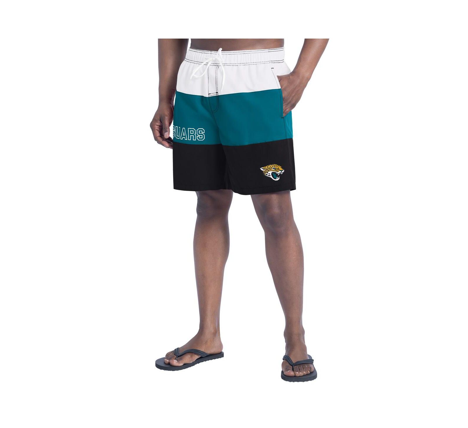 Мужские плавательные шорты G-III Sports by Carl Banks Jacksonville Jaguars Sunrise Volley