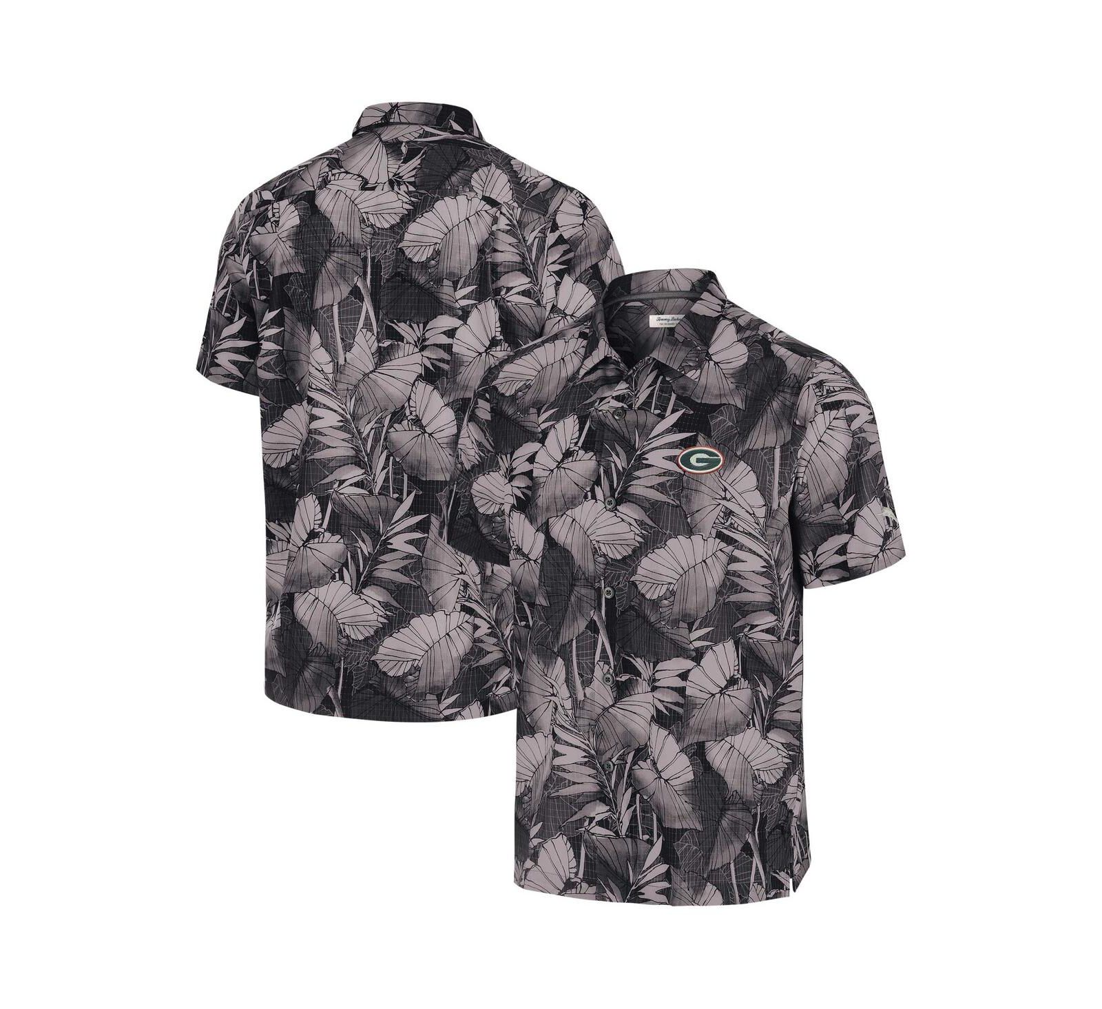 Мужская рубашка Tommy Bahama Black Georgia Bulldogs Coast Nuevo Fronds Button-Up
