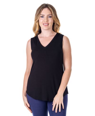 Топ 24seven Comfort Apparel Petite V-Neck Tunic