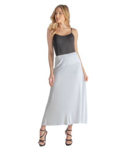 Детская макси-юбка Petite с эластичным поясом 24seven Comfort Apparel однотонная