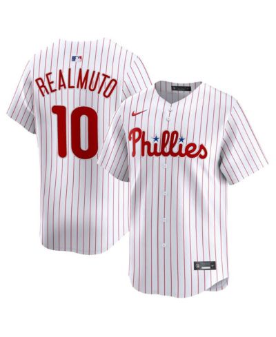 Мужская игровая джерси Nike J.T. Realmuto White Philadelphia Phillies Home Limited Player Jersey