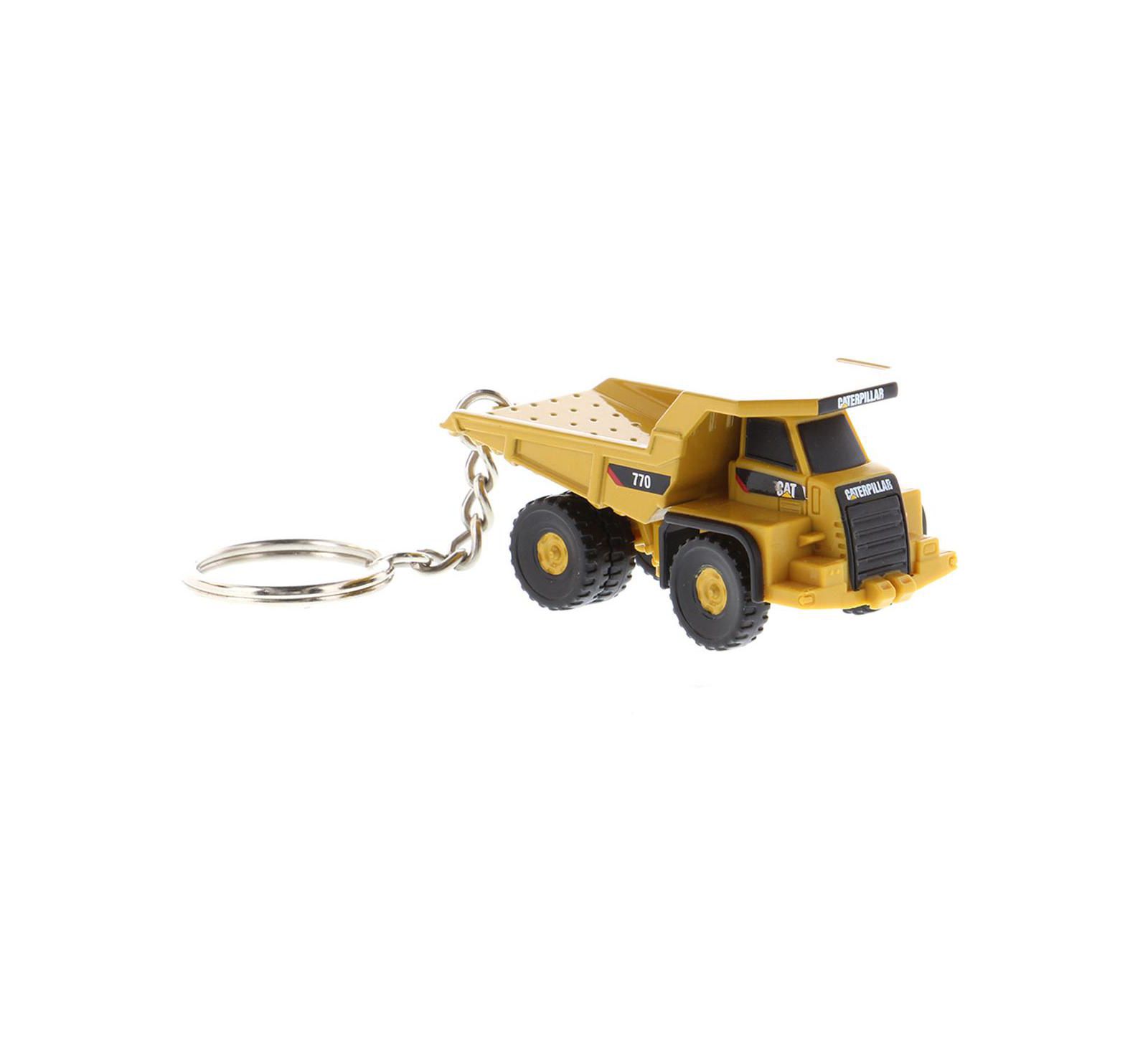 Diecast Masters Caterpillar 770 Off-Highway Dump Truck Micro Keychain
