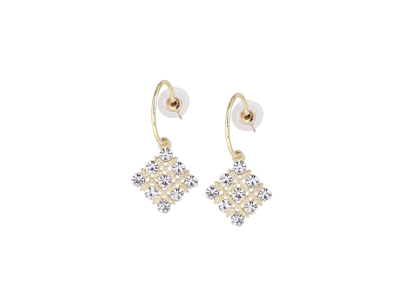 SOHI Женские серьги Checkered Drop