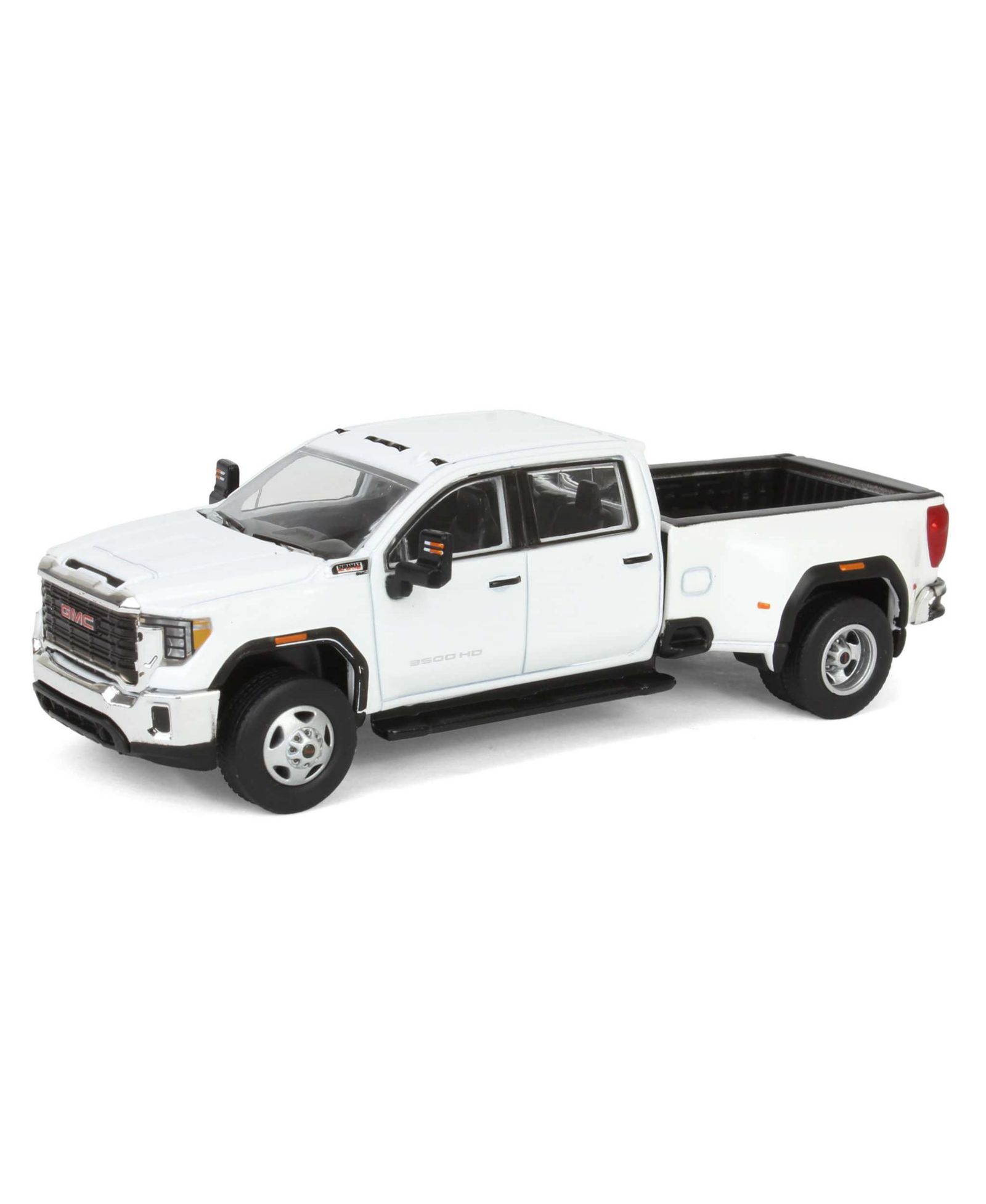 Модель 1/64 2022 GMC Sierra 3500HD Pro Dually, Summit White Diecast Exclusive Greenlight