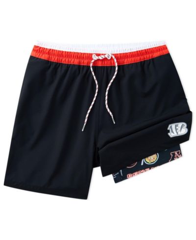 Chubbies мужские классические плавательные шорты Cincinnati Bengals с подкладкой, черные 5.5"