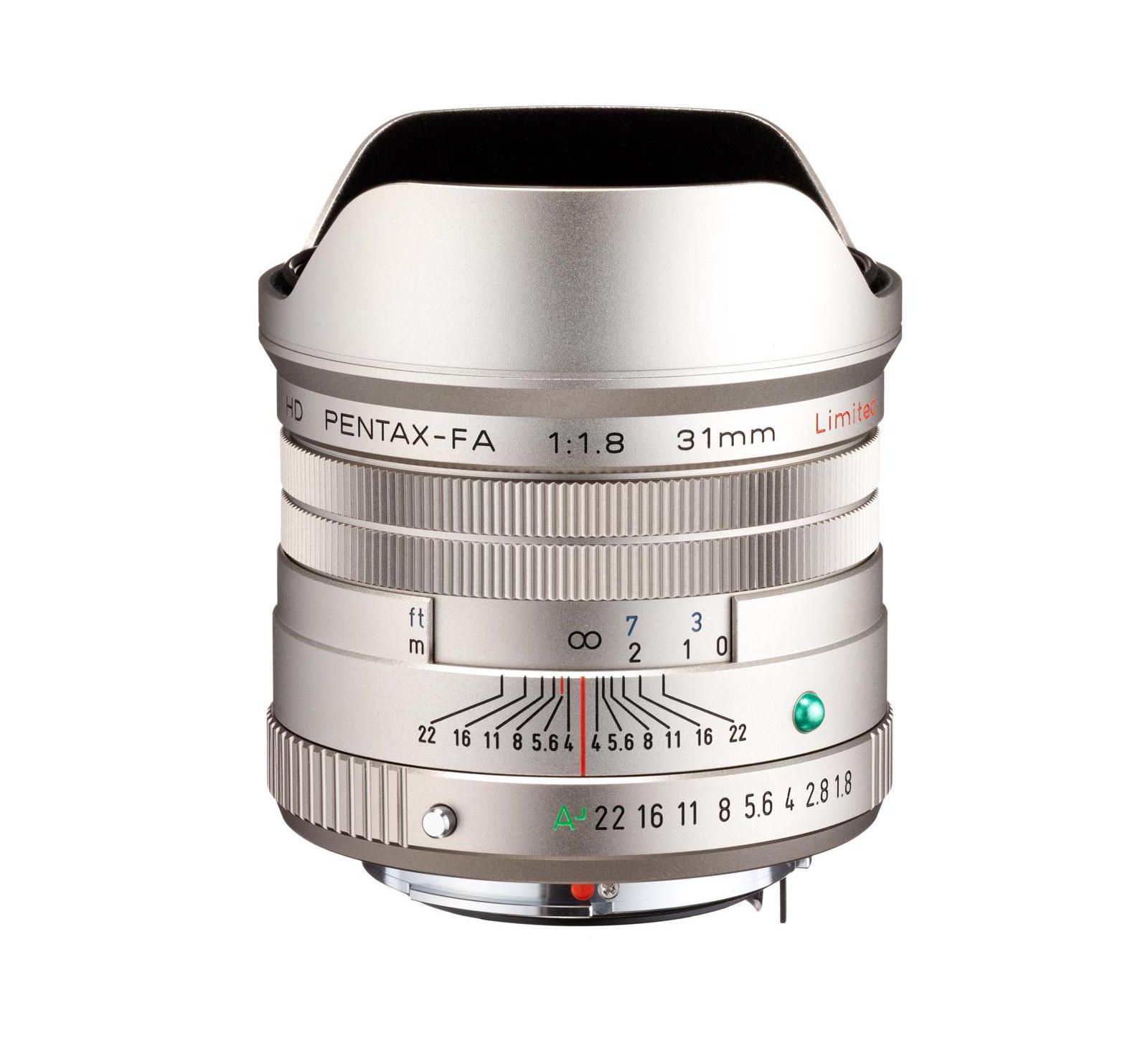 Pentax HD Pentax-FA 31mm f/1.8 Limited Lens, Silver