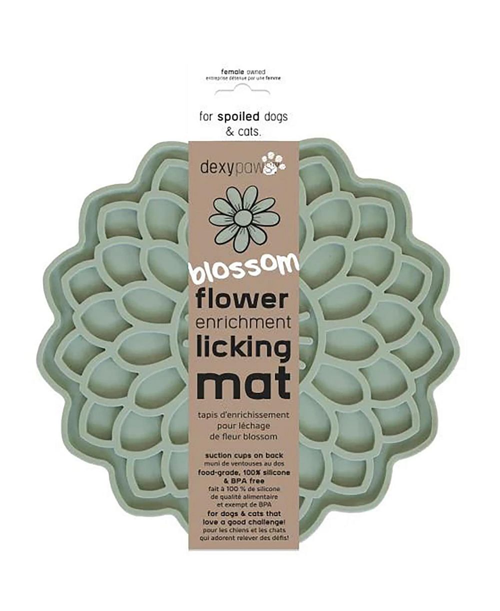 Dexypaws коврик для лизания: Sage Green Blooming Blossom