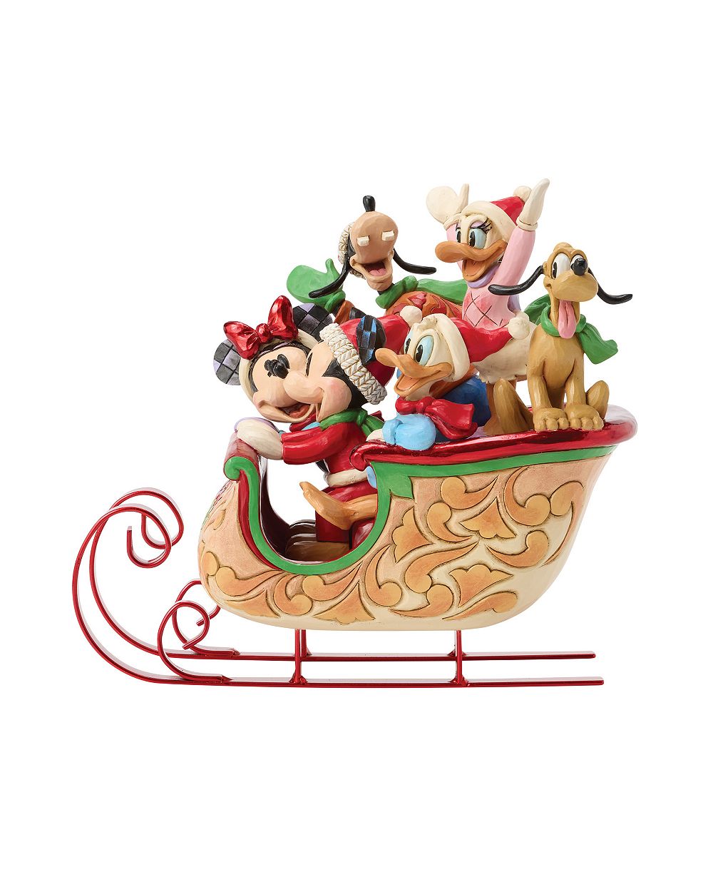 Jim Shore фигурка Mickey and Friends Sleigh