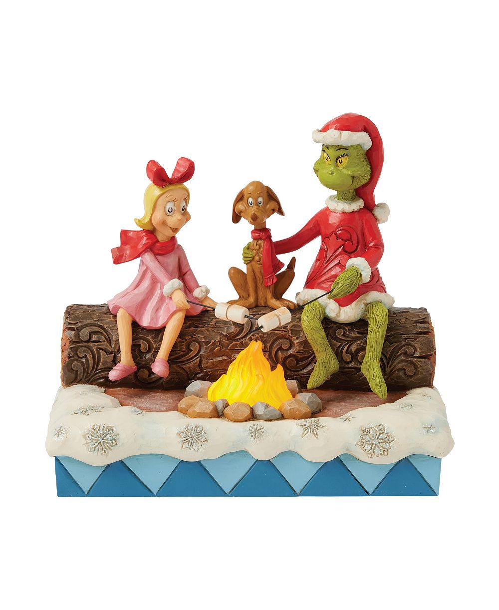 Фигурка Jim Shore Grinch, Max and Cindy Roasting