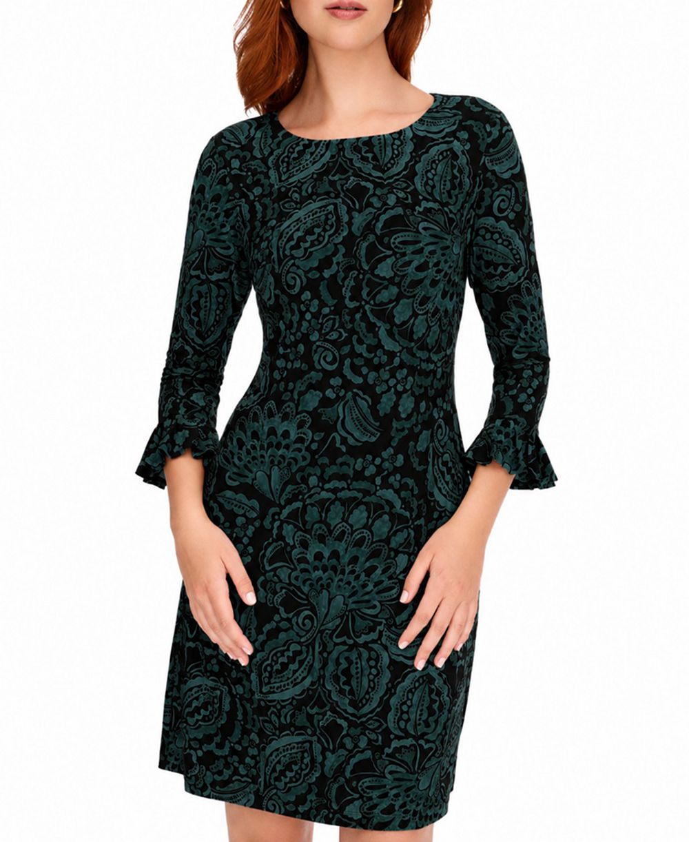 Tommy Hilfiger Women's Long-Sleeve Jersey Shift Dress