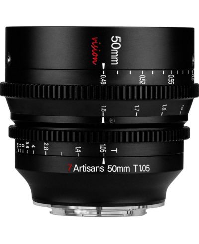 7artisans кинообъектив Photoelectric 50mm T1.05 для Fujifilm X, черный