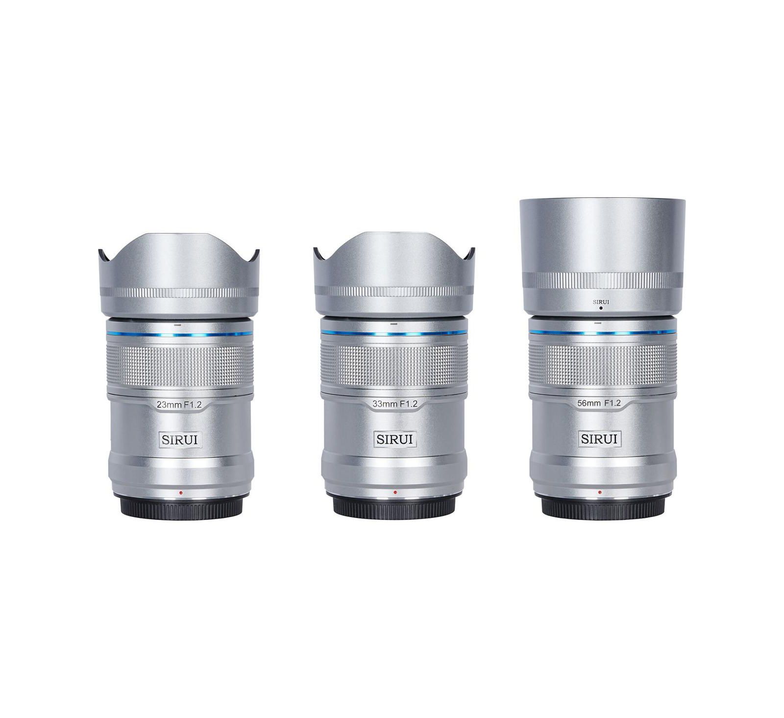 Набор из 3 объективов Sirui Sniper Series: 23mm, 33mm и 56mm f/1.2