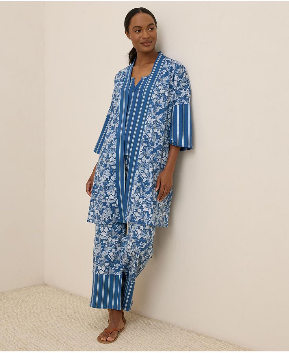 Pact Women's Organic Cotton Staycation Short Robe
