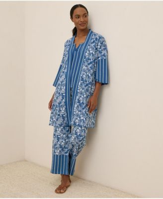 Pact Women's Organic Cotton Staycation Short Robe