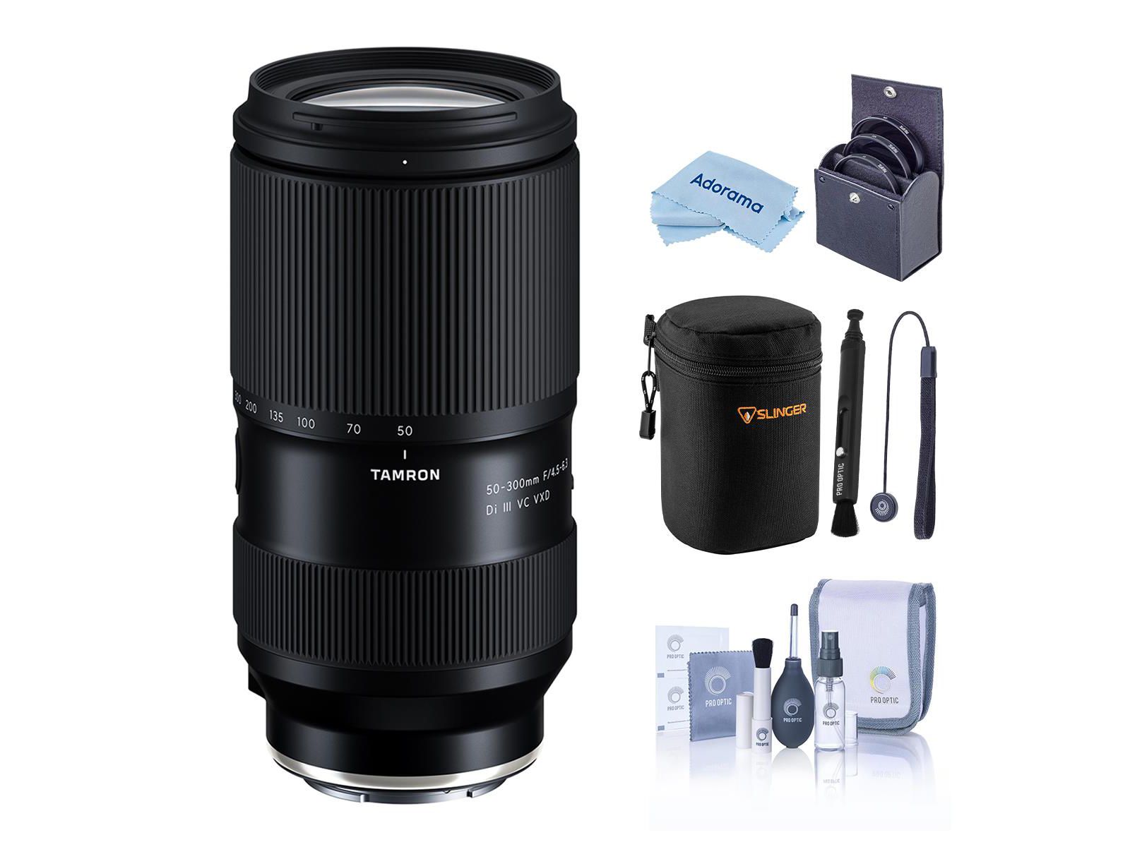Tamron 50-300mm f/4.5-6.3 Di III VC VXD объектив для Sony E, с включенной ценностью