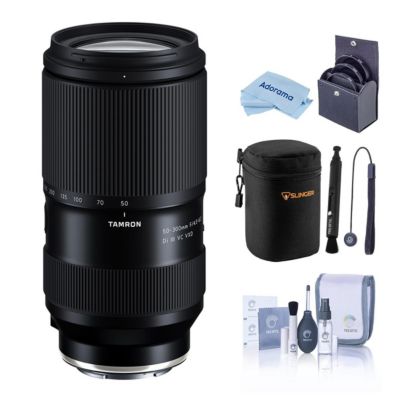 Tamron 50-300mm f/4.5-6.3 Di III VC VXD Lens for Sony E, w/Included Value