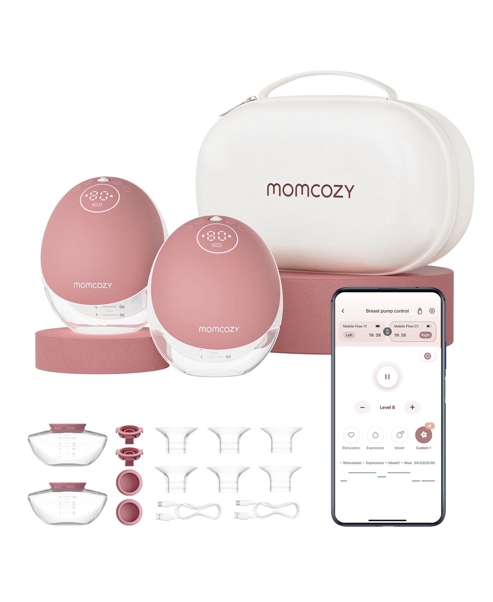 Momcozy Mobile Flow™ Hands-Free Breast Pump | M9