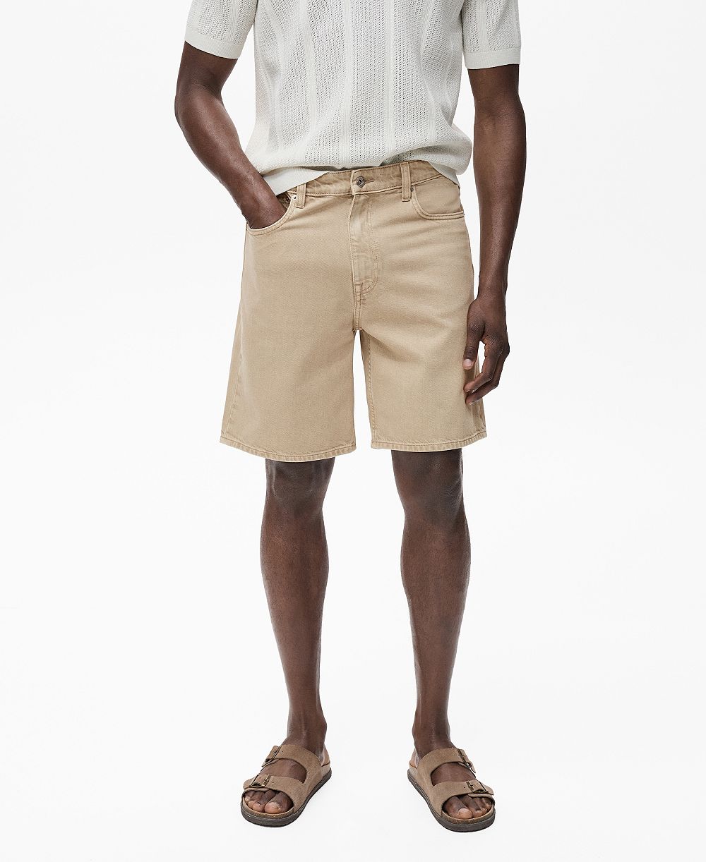 MANGO Мужские джинсовые шорты Regular-Fit 9"