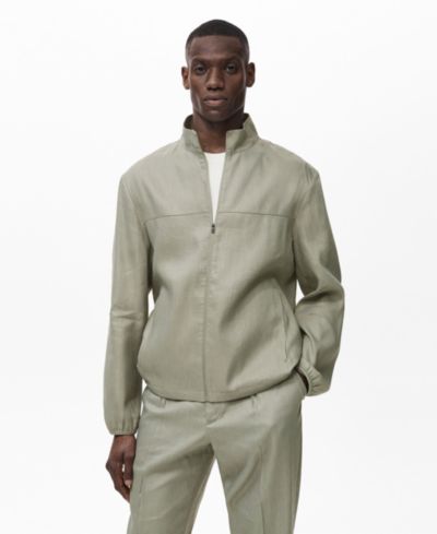 Пиджак Mango Men's Zipper Linen
