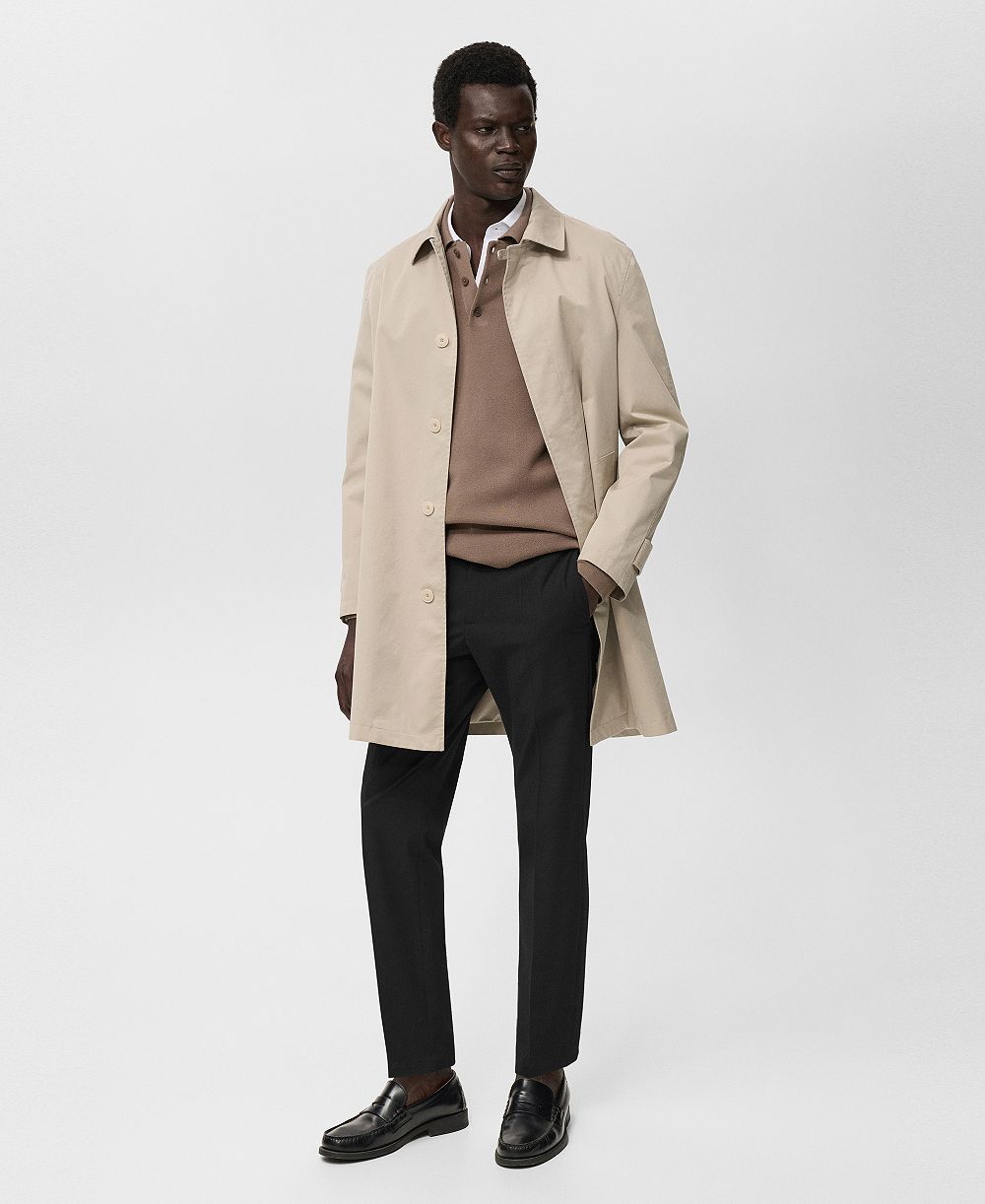 Мужские брюки Mango Bologna Slim-Fit Comfort-Stretch