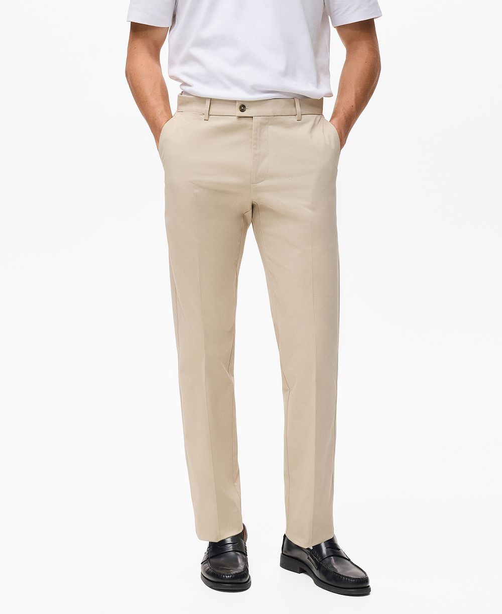Mango Men's Regular-Fit Cotton Pants