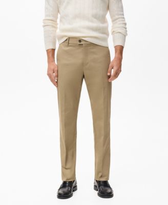 Мужские хлопковые брюки Mango Regular-Fit