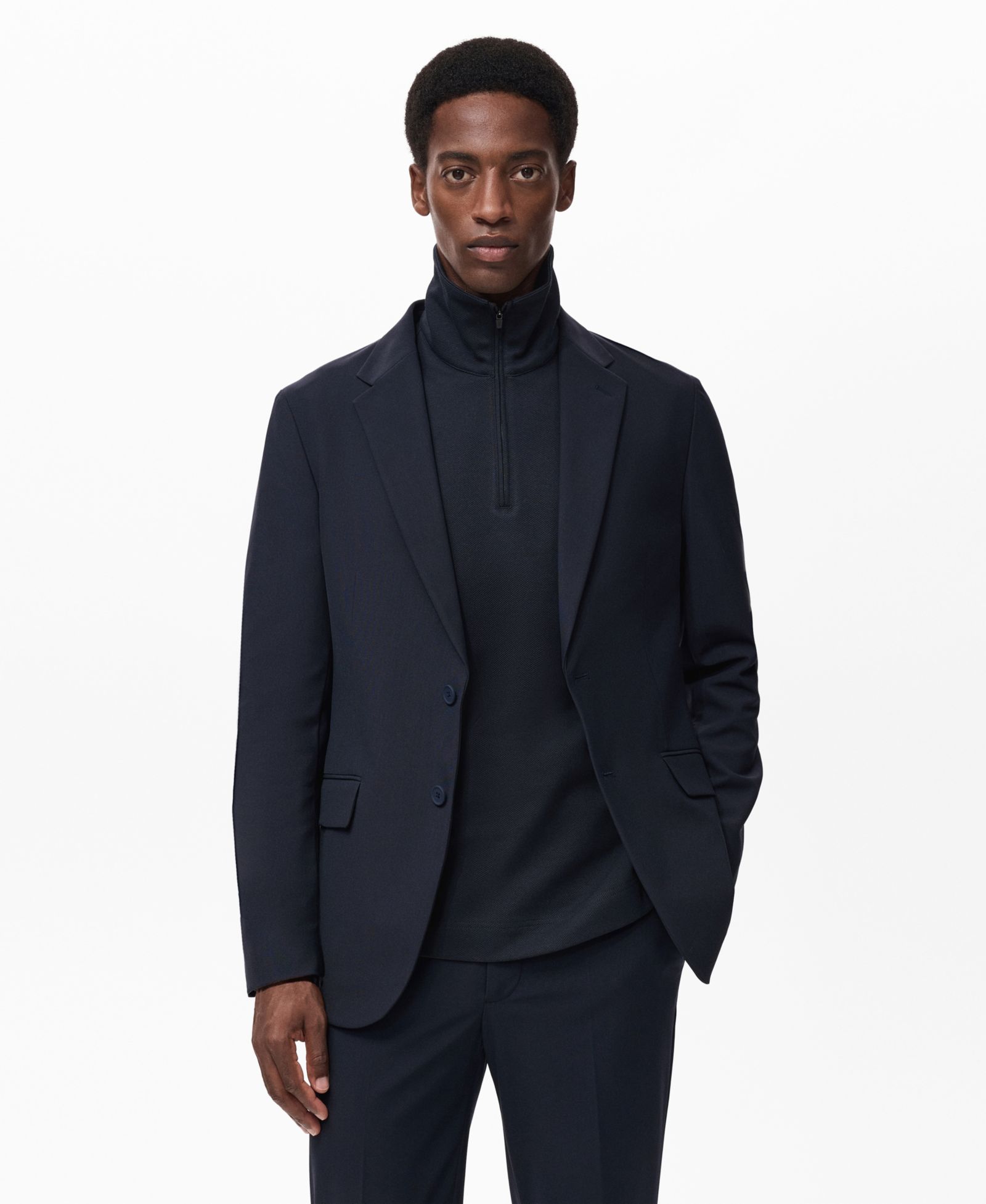 Mango Men's Zurich Slim Fit Thermolite Suit Jacket