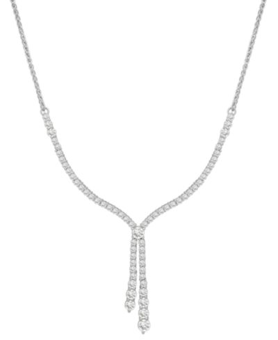 Wrapped in Love™ колье Lariat с бриллиантами в белом золоте 14k