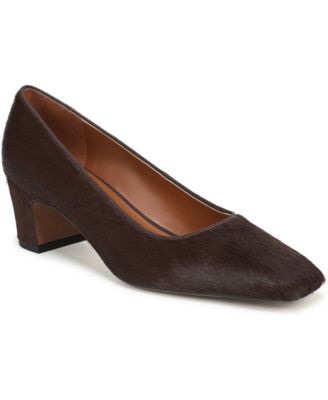 Mahogany Leather Calf Hair