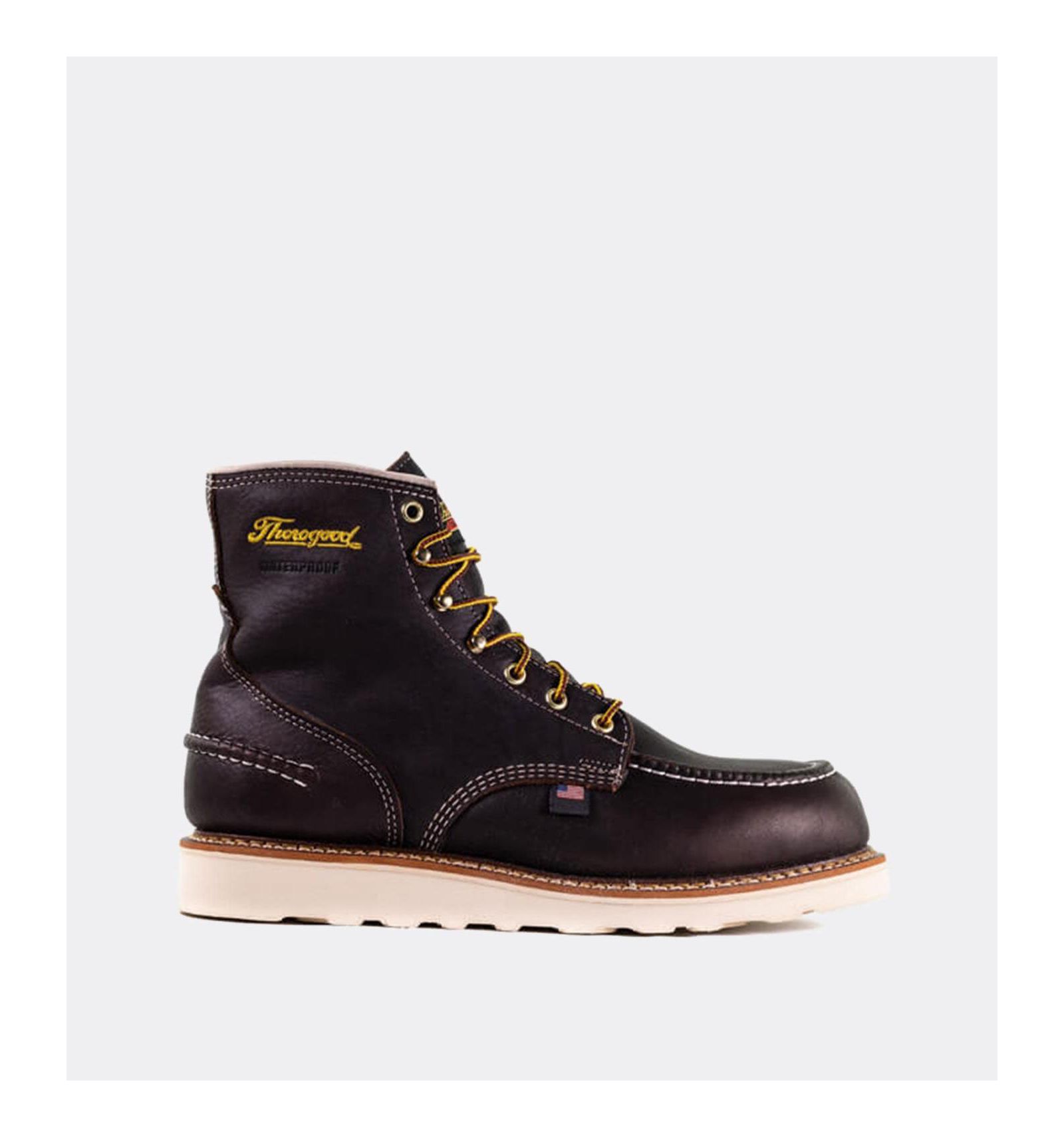 Мужские рабочие ботинки Thorogood 1957 Series Waterproof 6" Briar Pitstop Moc Toe