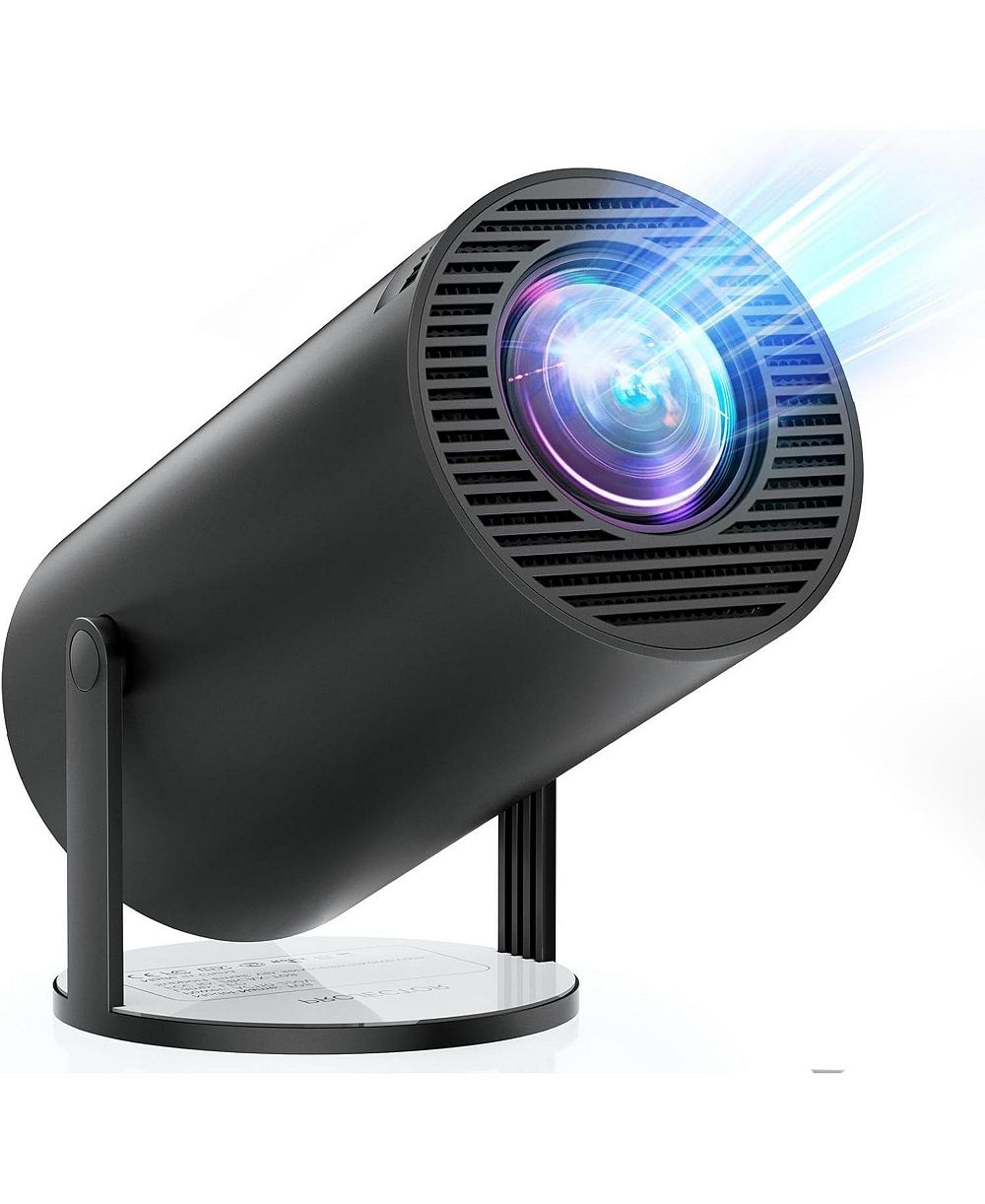 ARTSEA Portable Mini Projector – 4K/1080p Support, 180° Rotation, Auto Keystone, 130" Display, Compatible with Phones & Computers