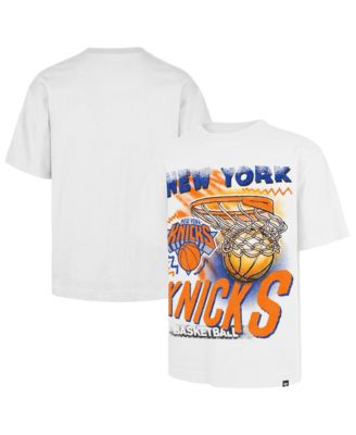 Мужская футболка '47 Brand White New York Knicks Jimbo Foundation