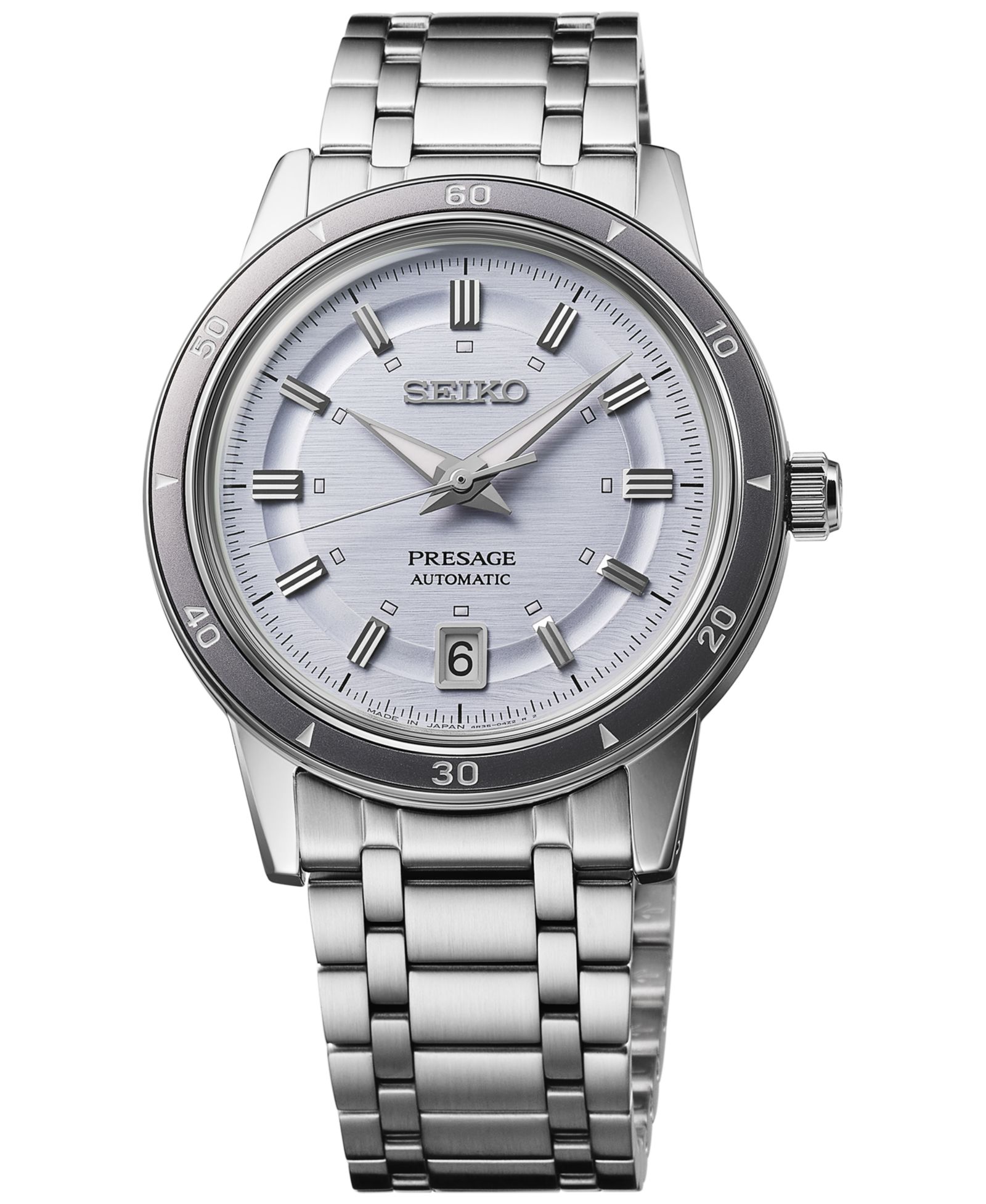 Часы Seiko Men's Automatic Presage Style 60s Stainless Steel Bracelet 40mm