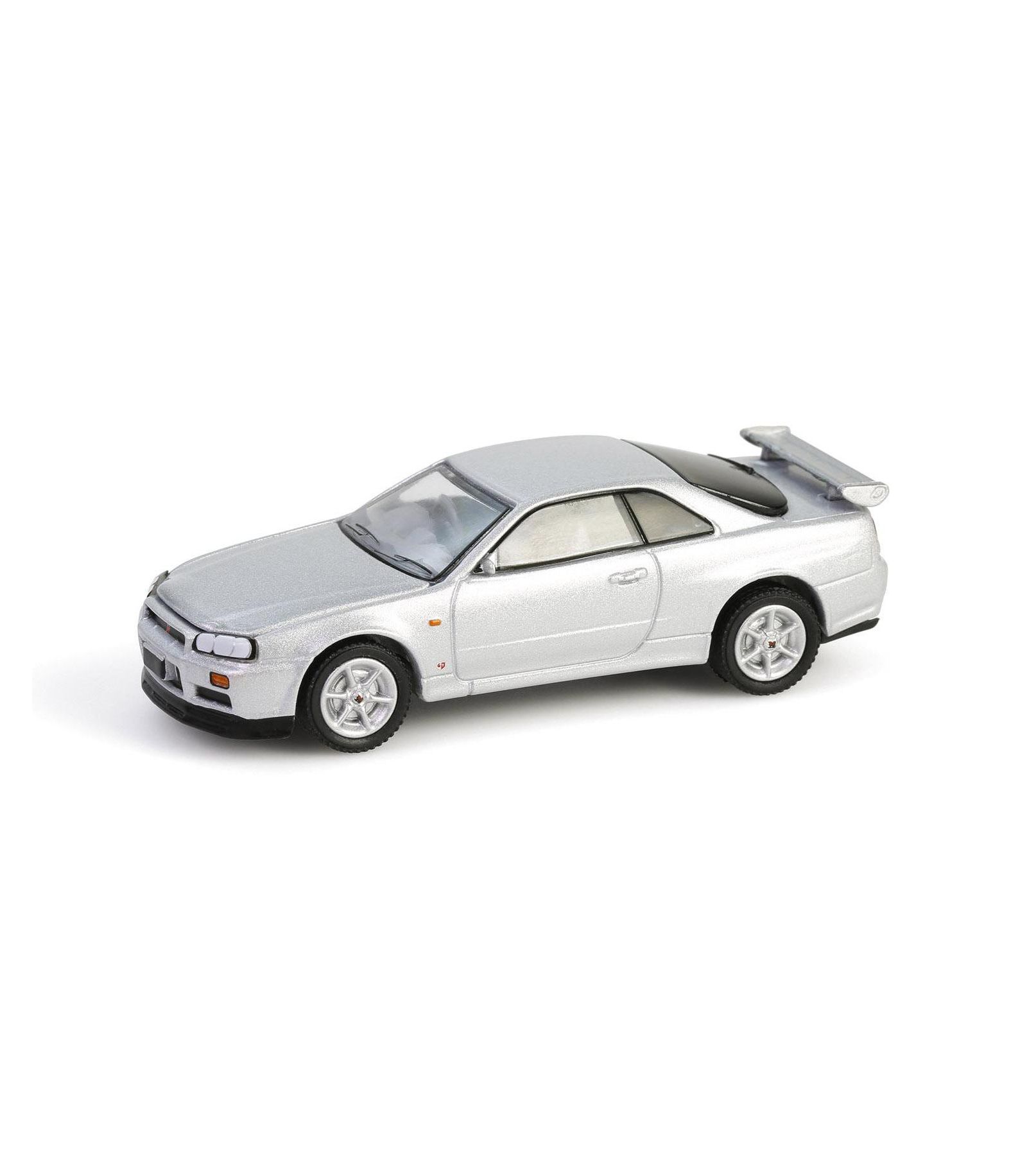 1/64 1999 Nissan Skyline V-Spec R34 Silver, серия 25-летия