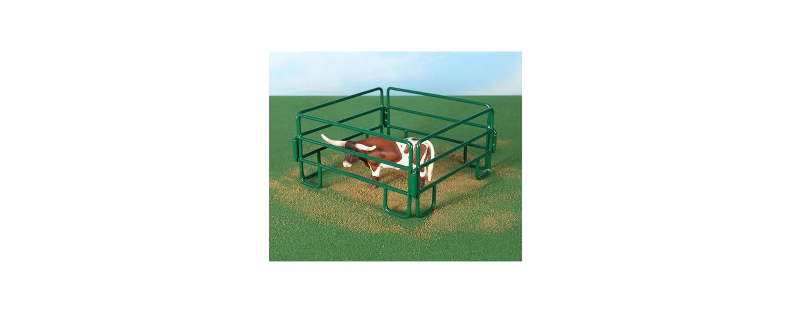 Little Buster Toys Welded Steel Panel 4-Piece Corral Set, Ages 3+