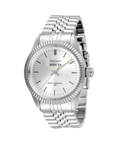 Invicta Мужские часы Specialty Quartz 3 Hand Silver Dial