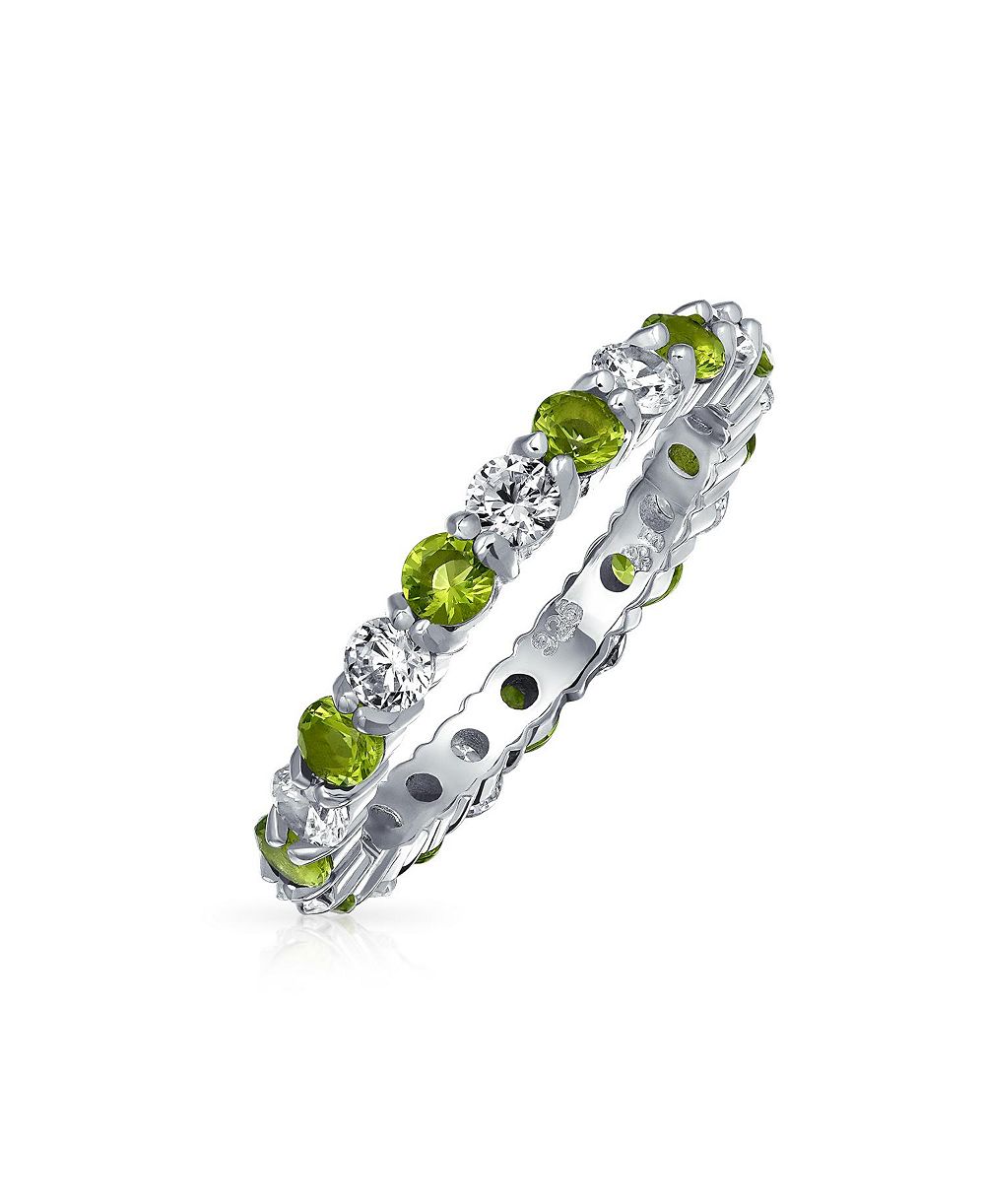 Серебряное кольцо-браслет с кубическим цирконием от Bling Jewelry