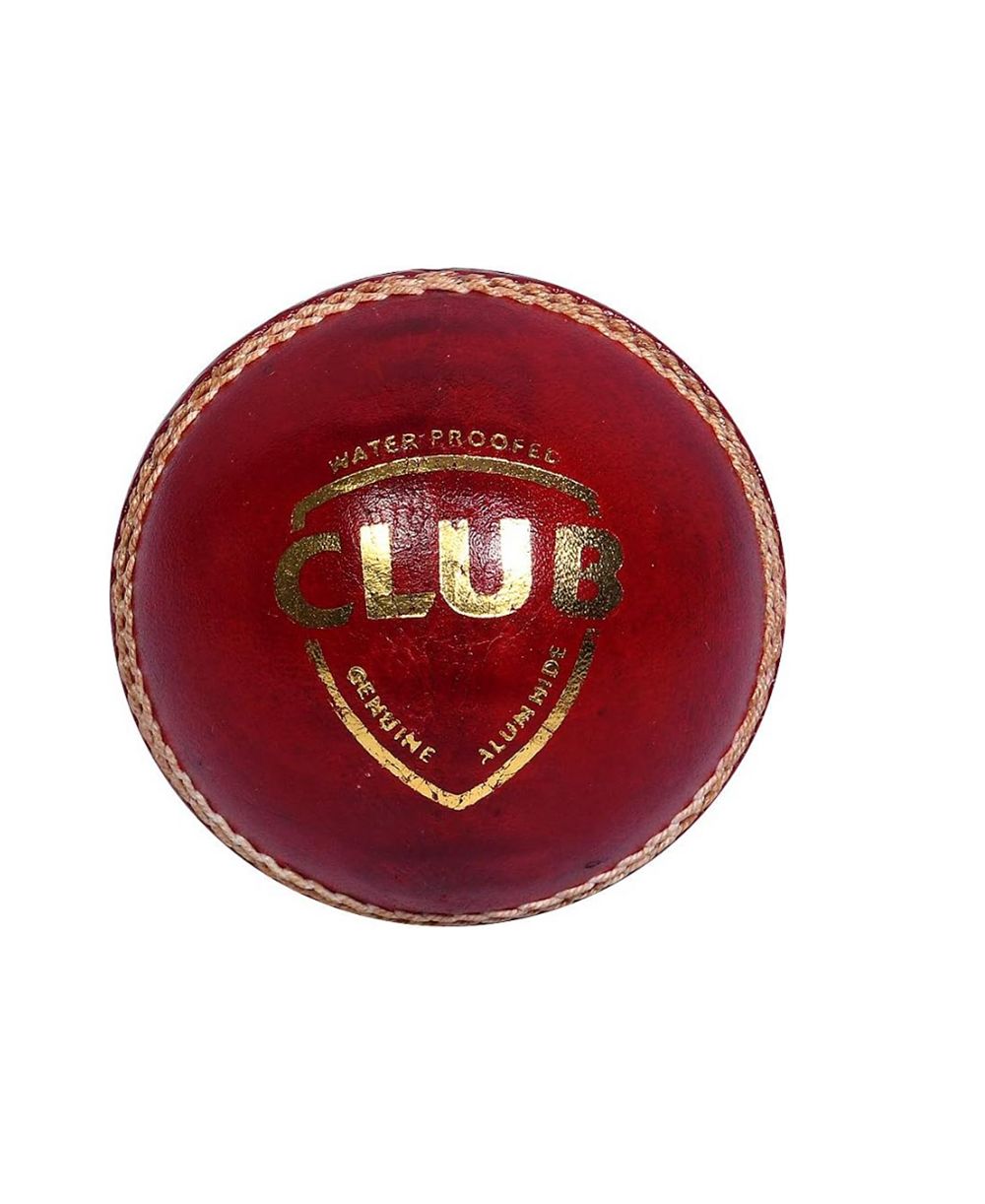 SG club cricket Ball Leather(Red) Standard Size