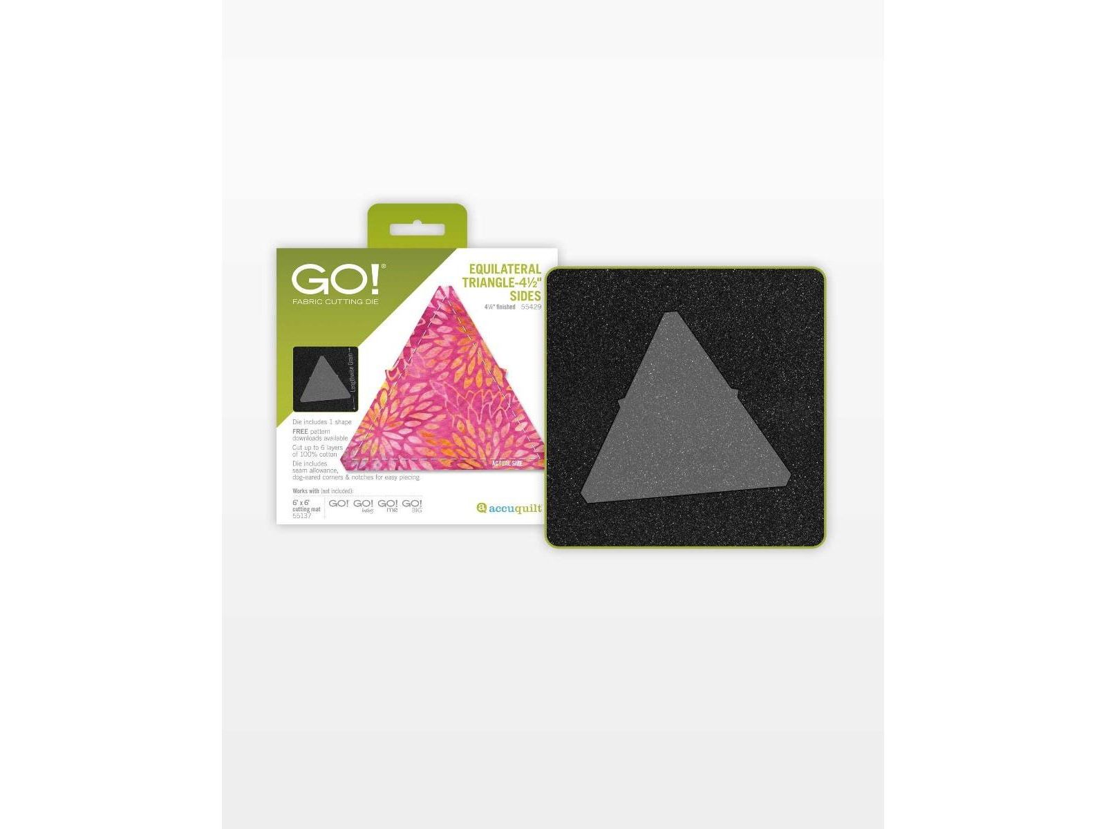 Трафарет AccuQuilt GO! Equilateral Triangle 4 1/4" для квилтинга и аппликации