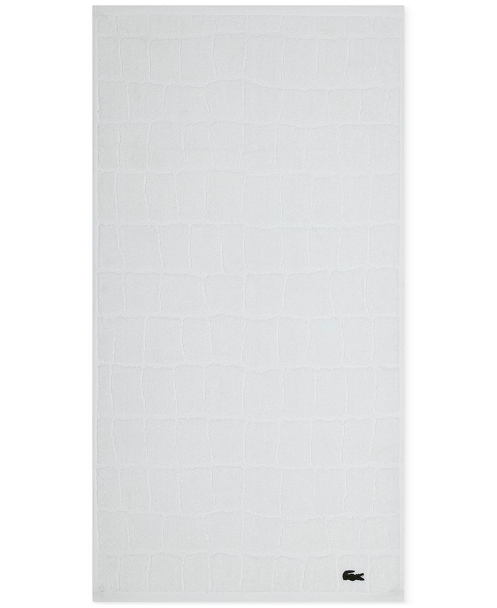 Полотенце для рук Lacoste Home Heritage Croc Scale, хлопок, 16" x 30"