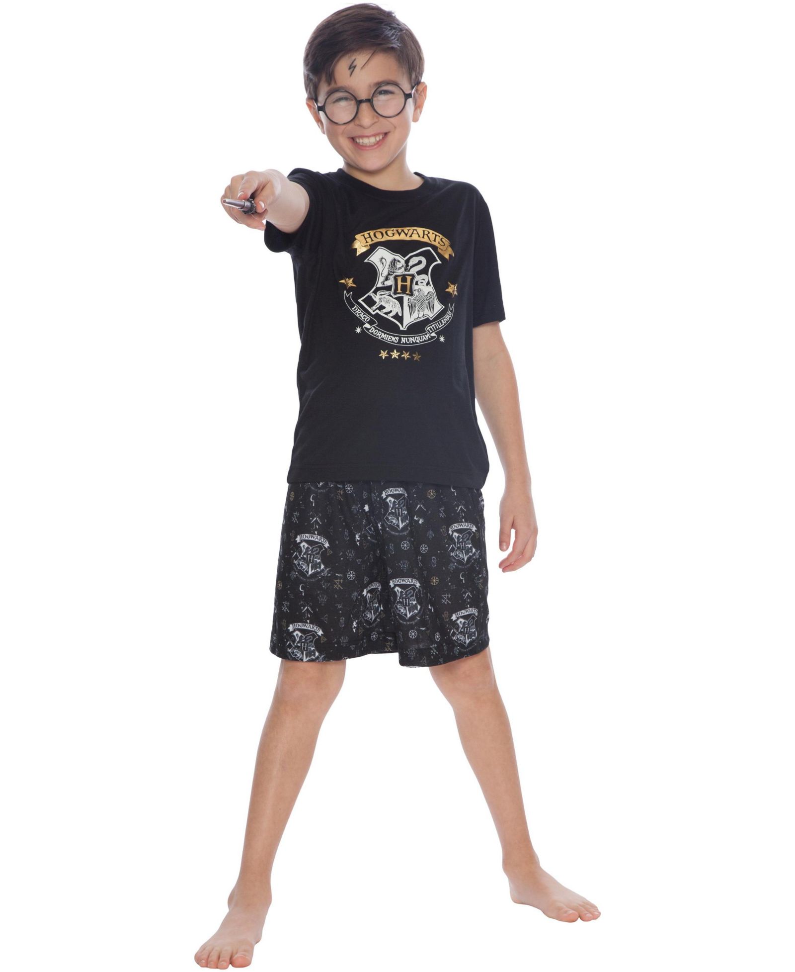 Детский пижамный комплект Harry Potter Hogwarts Crest Wizard, 2-Piece