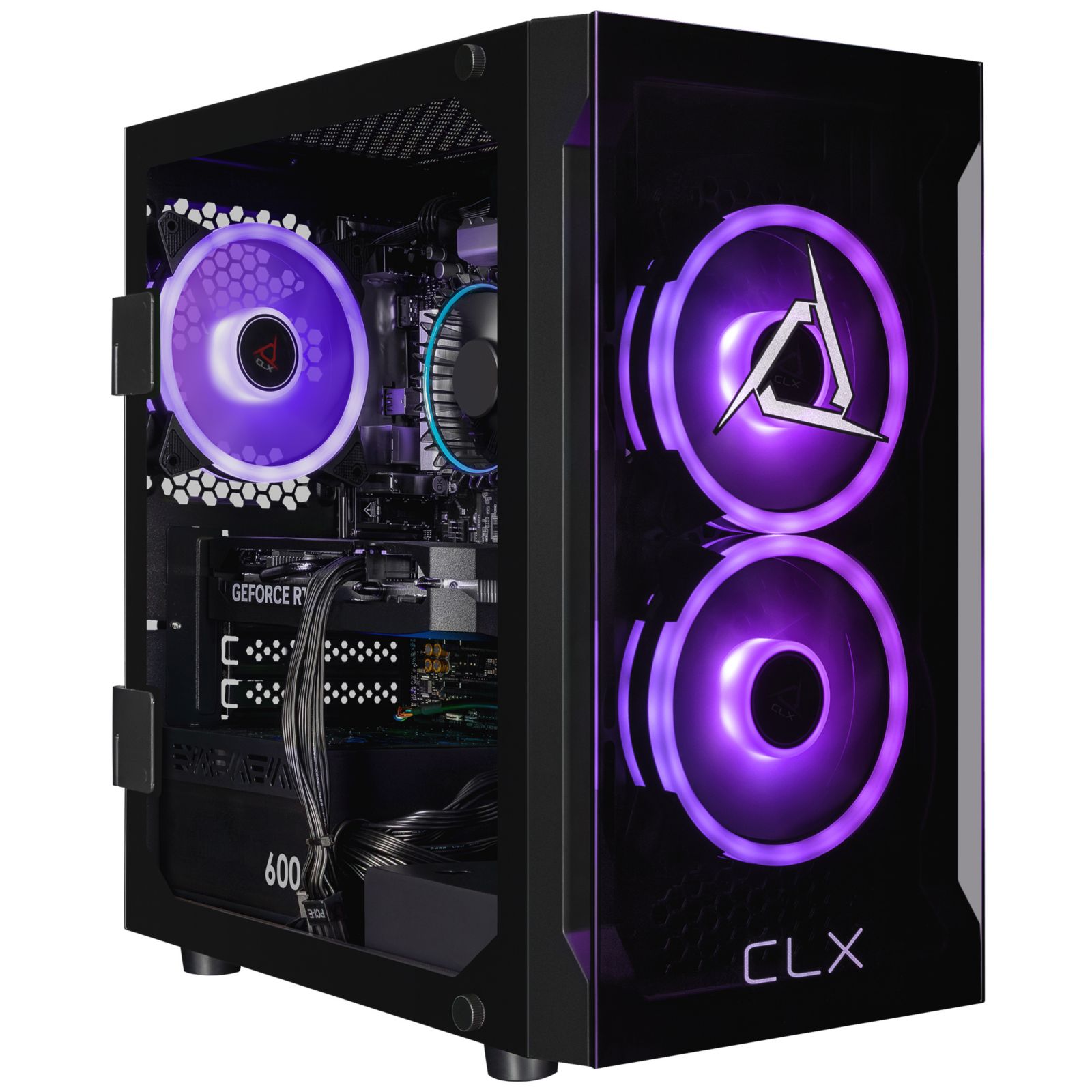 CLX SET Gaming PC - Intel Core i5 14400F 2.5GHz 10-Core, 32GB DDR5 Memory, GeForce RTX 5060 8GB GDDR7 Graphics, 2TB SSD, WiFi, Windows 11 Home 64-bit