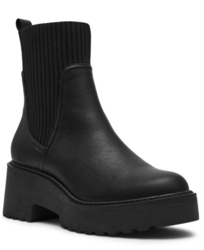 DV Dolce Vita Women's Zepplin Lug Sole Chelsea Booties