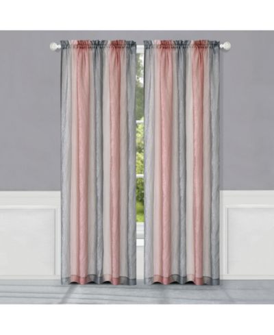 Kate Aurora шторка окно 1 Piece faux satin ombre