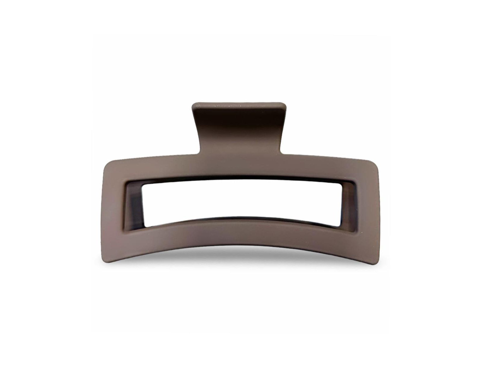 Зажим для волос Extra Large Rectangular Claw Clip - Brown