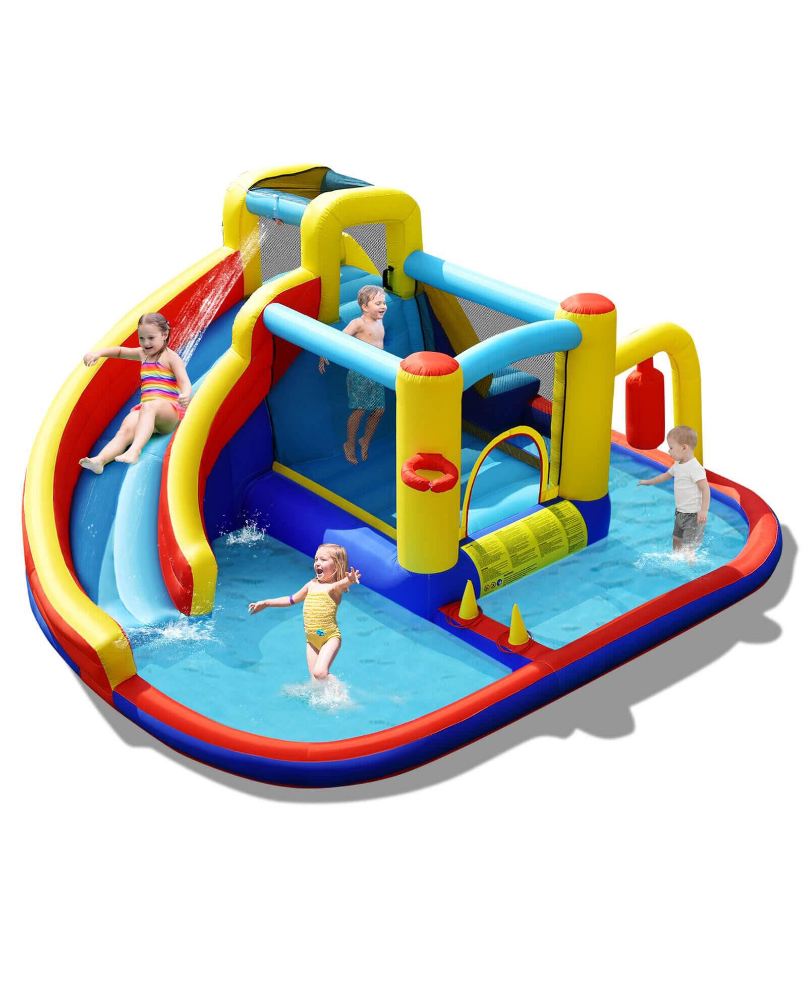 Надувной водный аттракцион Mecale 7-in-1 Inflatable Water Slide