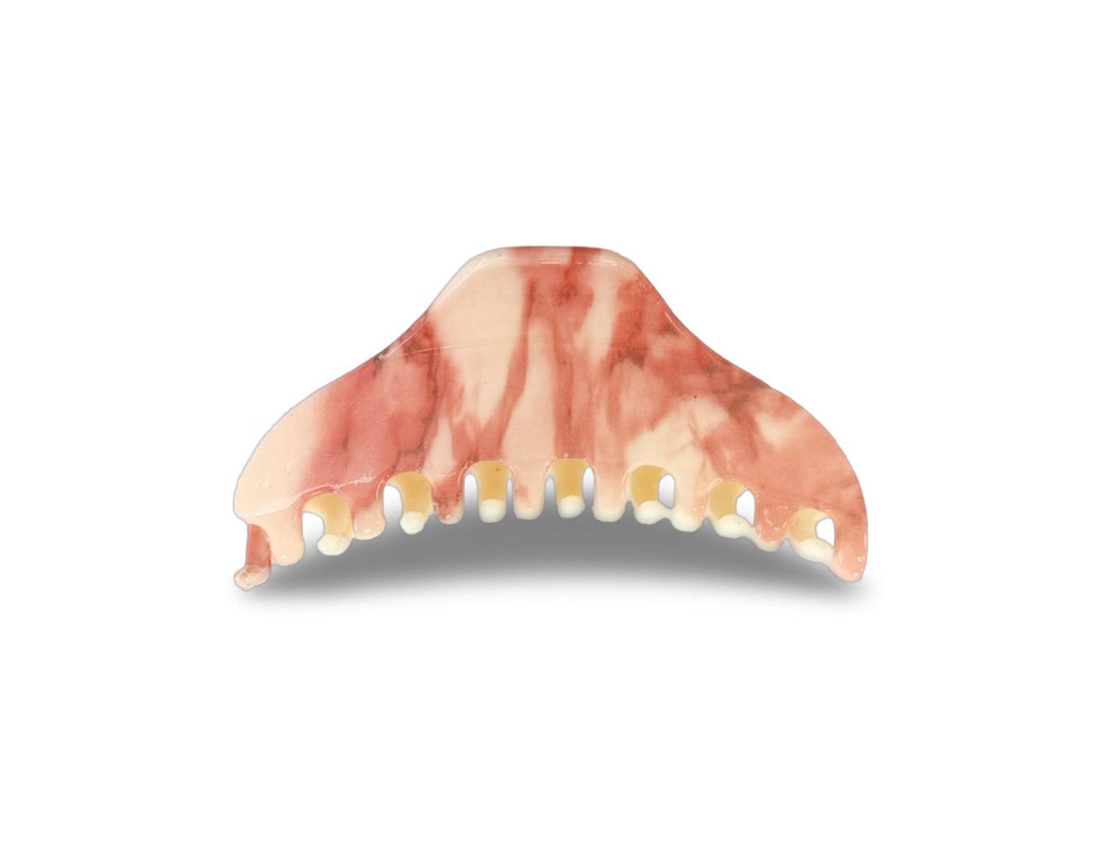 Large Claw Clip - Dusty Rose Marble
