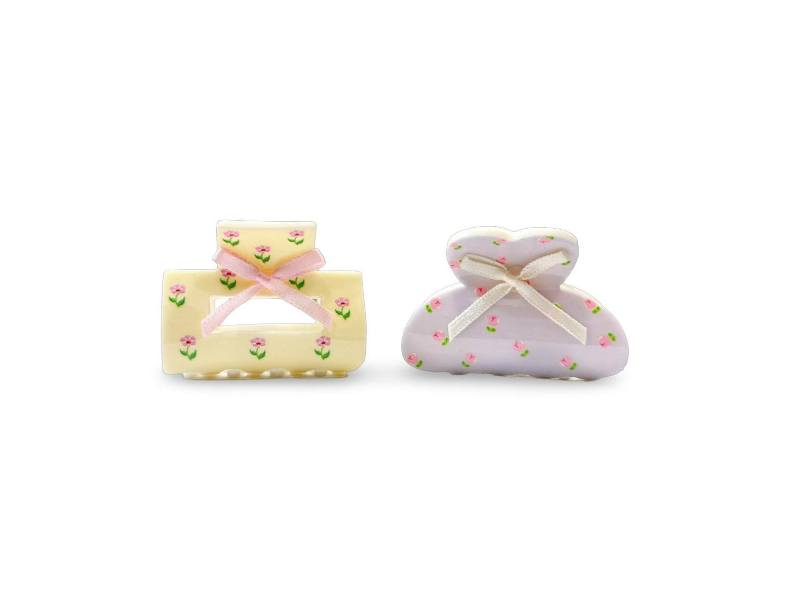 Набор зажимов для волос Medium Bows + Flowers